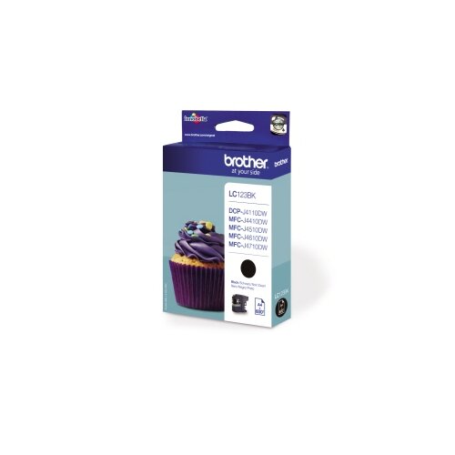 Brother Tintenpatrone LC-123BK schwarz