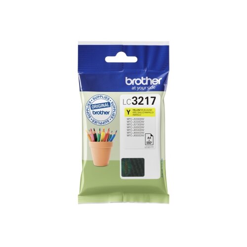 Brother Tintenpatrone LC-3217Y gelb