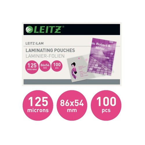 Leitz Laminierfolie 86 x 54 mm (B x H)