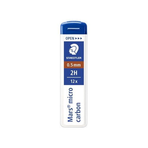 STAEDTLER® Feinmine Mars® micro carbon 250 2H 12 St./Pack.