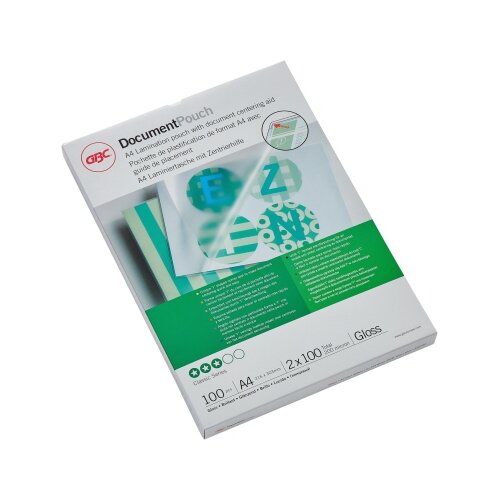 GBC® Laminierfolie Document™ Pouch DIN A4 100 St./Pack.