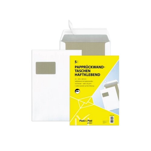 MAILmedia Papprückwandtasche DIN C4