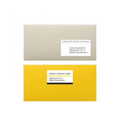 Avery Zweckform Adressetikett 36 x 89 mm (B x H)
