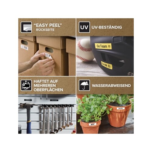 DYMO® Schriftbandkassette D1 9 mm x 7 m (B x L) blau