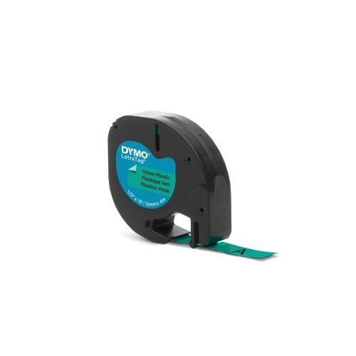 DYMO® Schriftbandkassette LT 12 mm x 4 m (B x L) Kunststoff, 100 % recycelt grün