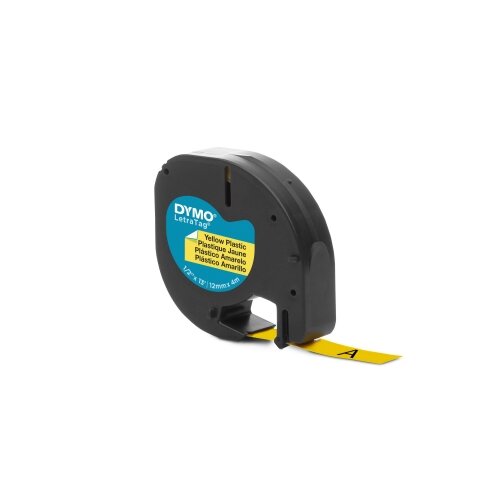 DYMO® Schriftbandkassette LT 12 mm x 4 m (B x L) Kunststoff, 100 % recycelt gelb