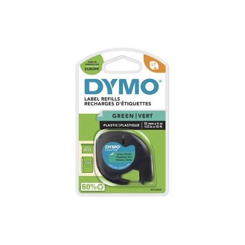 DYMO® Schriftbandkassette LT 12 mm x 4 m (B x L) Kunststoff, 100 % recycelt grün