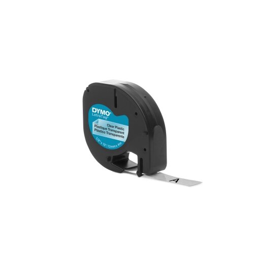 DYMO® Schriftbandkassette LT 12 mm x 4 m (B x L) Kunststoff, 100 % recycelt transparent