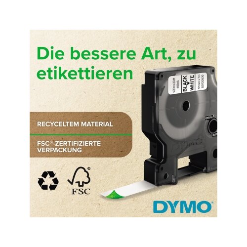 DYMO® Schriftbandkassette D1 9 mm x 7 m (B x L) blau
