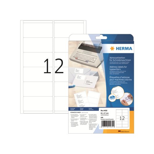 HERMA Adressetikett 94 x 47 mm (B x H)