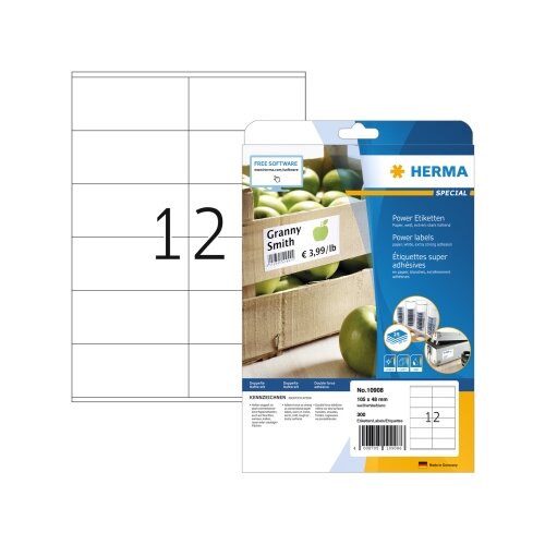 HERMA Universaletikett Power 105 x 48 mm (B x H)