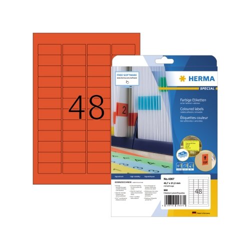 HERMA Universaletikett 45,7 x 21,2 mm (B x H)