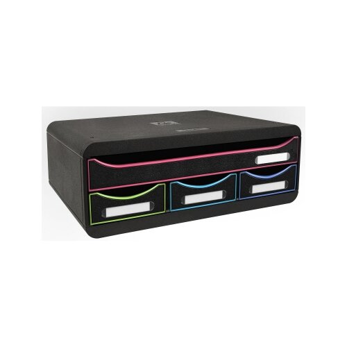 Exacompta Schubladenbox TOOLBOX Mini Black Office