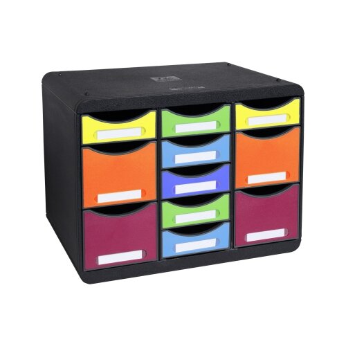 Exacompta Schubladenbox STORE-BOX Multi Iderama® schwarz