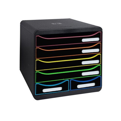 Exacompta Schubladenbox BIG-BOX Maxi Black Office