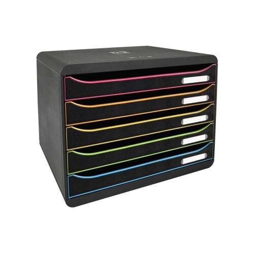 Exacompta Schubladenbox BIG-BOX plus quer Black Office