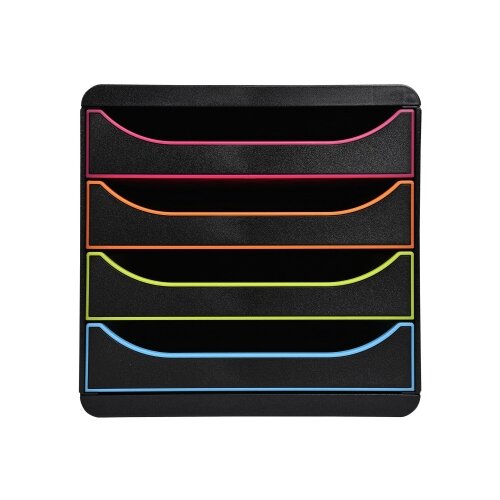Exacompta Schubladenbox BIG-BOX Black Office