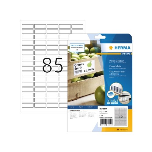 HERMA Universaletikett Power 37 x 13 mm (B x H)