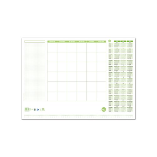 Ursus® Schreibunterlage Green mit Kalender 3 Jahre