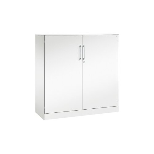 C+P Flügeltürenschrank Asisto 1.200 x 1.310 x 435 mm (B x H x T) weiß