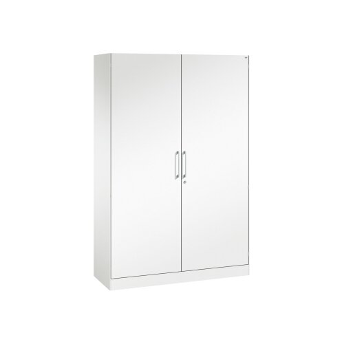 C+P Flügeltürenschrank Asisto 1.200 x 1.980 x 435 mm (B x H x T) weiß