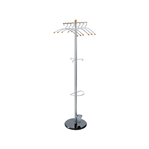 ALCO Garderobenständer 38 x 175 cm (Ø x H) 3 Haken