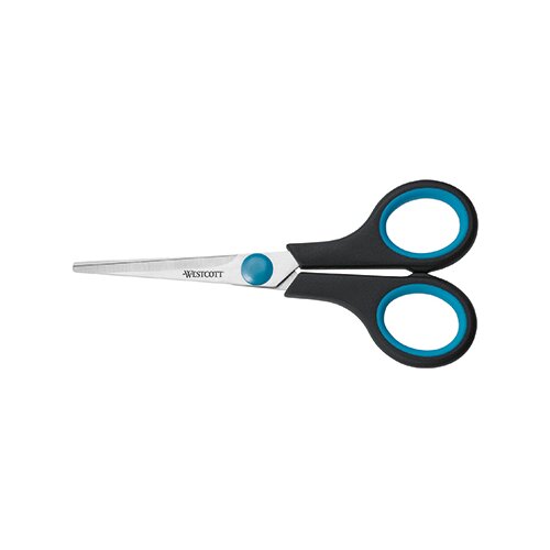 Westcott Universalschere Easy Grip gerade, symmetrisch Rechtshänder
