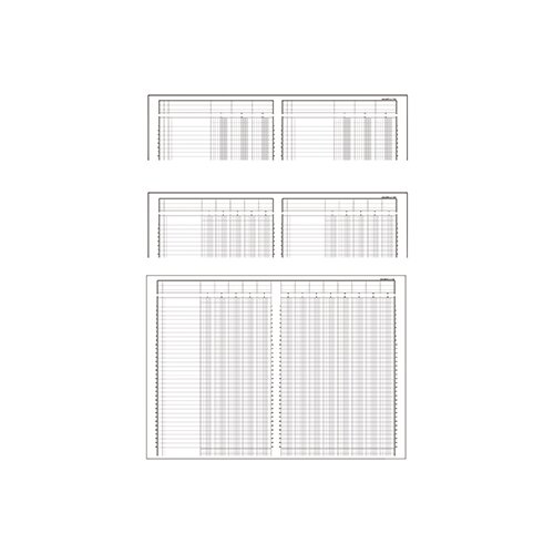 Exacompta Kolonnenbuch 2 Seiten