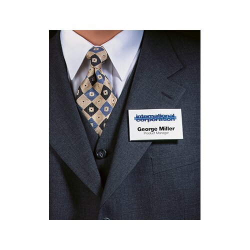 DURABLE Namensschild CLICK FOLD 90 x 54 mm (B x H) Kombiklemme