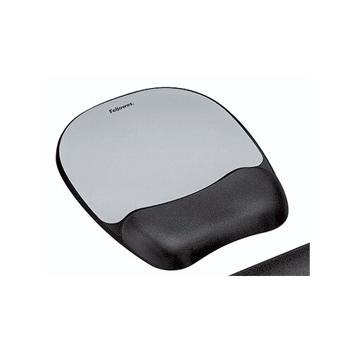 Fellowes® Mauspad Memory Foam schwarz/silber