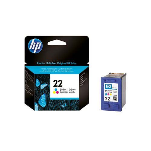 HP Tintenpatrone 22 cyan/magenta/gelb