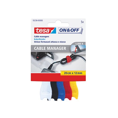 tesa® Kabelbinder On & Off® Cable Manager small