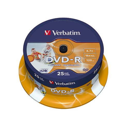 Verbatim DVD-R bedruckbar Spindel