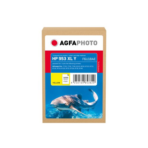 AgfaPhoto Tintenpatrone Kompatibel mit HP 953XL gelb