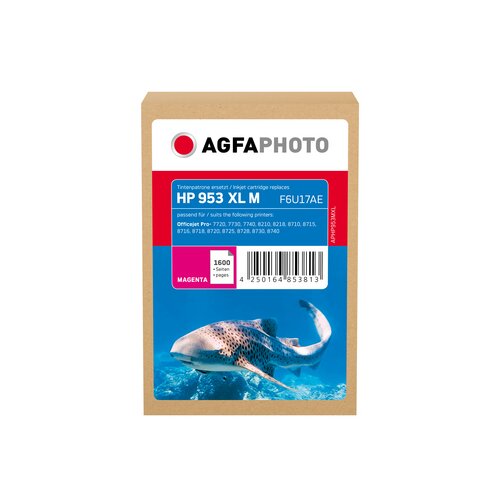 AgfaPhoto Tintenpatrone Kompatibel mit HP 953XL magenta