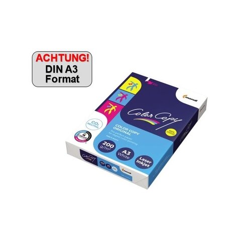 Color Copy Kopierpapier DIN A3 200 g/m² 250 Bl./Pack.