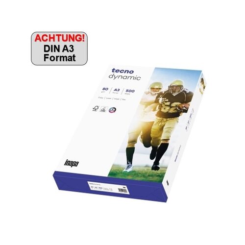 tecno Kopierpapier Dynamic DIN A3 500 Bl./Pack.