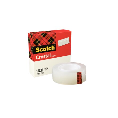Scotch® Klebefilm Crystal 19 mm x 33 m (B x L)
