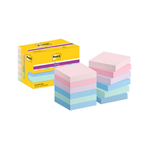 Post-it® Haftnotiz Super Sticky Notes Soulful Collection