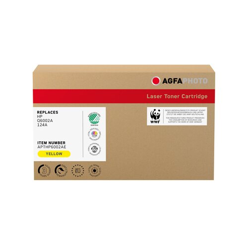 AgfaPhoto Toner Kompatibel mit HP 124A gelb