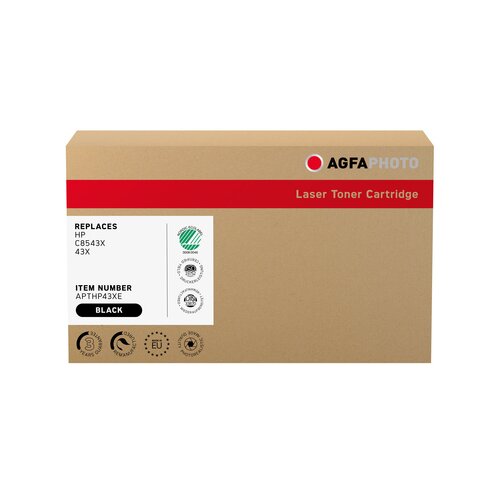 AgfaPhoto Toner Kompatibel mit HP 43X schwarz