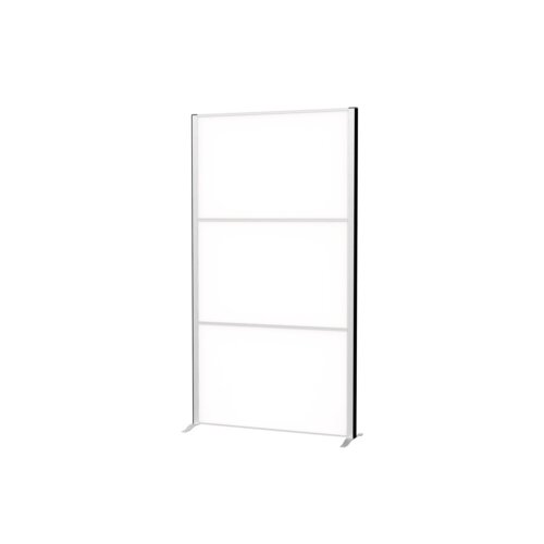 MAUL Stellwand MAULconnecto 3 x Whiteboard weiß silber