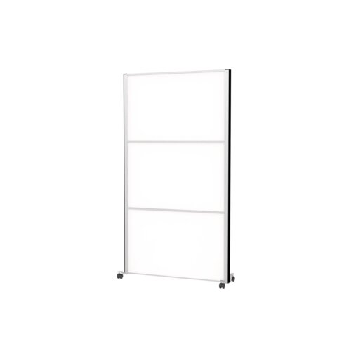 MAUL Stellwand MAULconnecto 3 x Whiteboard weiß silber