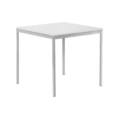 Konferenztisch BASE MODUL 800 x 720 x 800 mm (B x H x T) alusilber