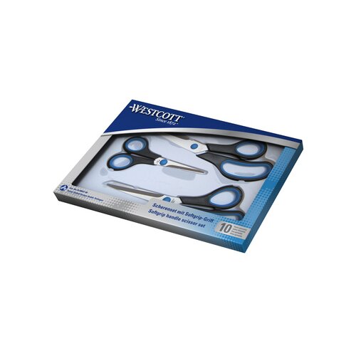 Westcott Universalschere Easy Grip Set 140, 201, 247 mm