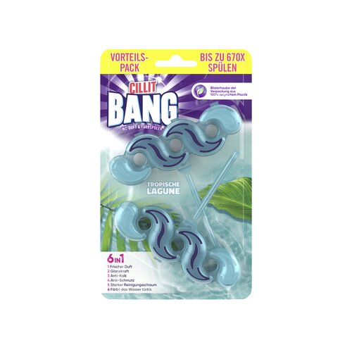 CILLIT BANG WC-Duftspüler 6in1 Tropische Lagune