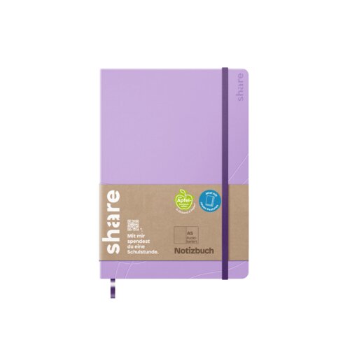 share Notizbuch DIN A5 punktkariert (dotted)