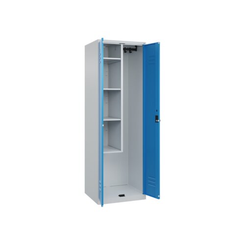 C+P Putzmittelschrank Classic PLUS mit Sockel lichtgrau