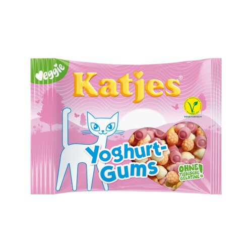 Katjes Fruchtgummi Yoghurt Gums 175 g/Pack.