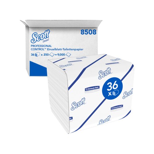 Scott® Toilettenpapier Control™ Einzelblatt